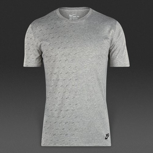 Nike Sportswear RU NTF Balance Tee Dark Grey Heather / Black for Men